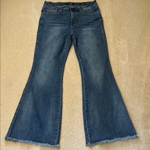 Vintage Judy Blue Women's Blue Flared 5 pocket high waisted Jeans size 1…